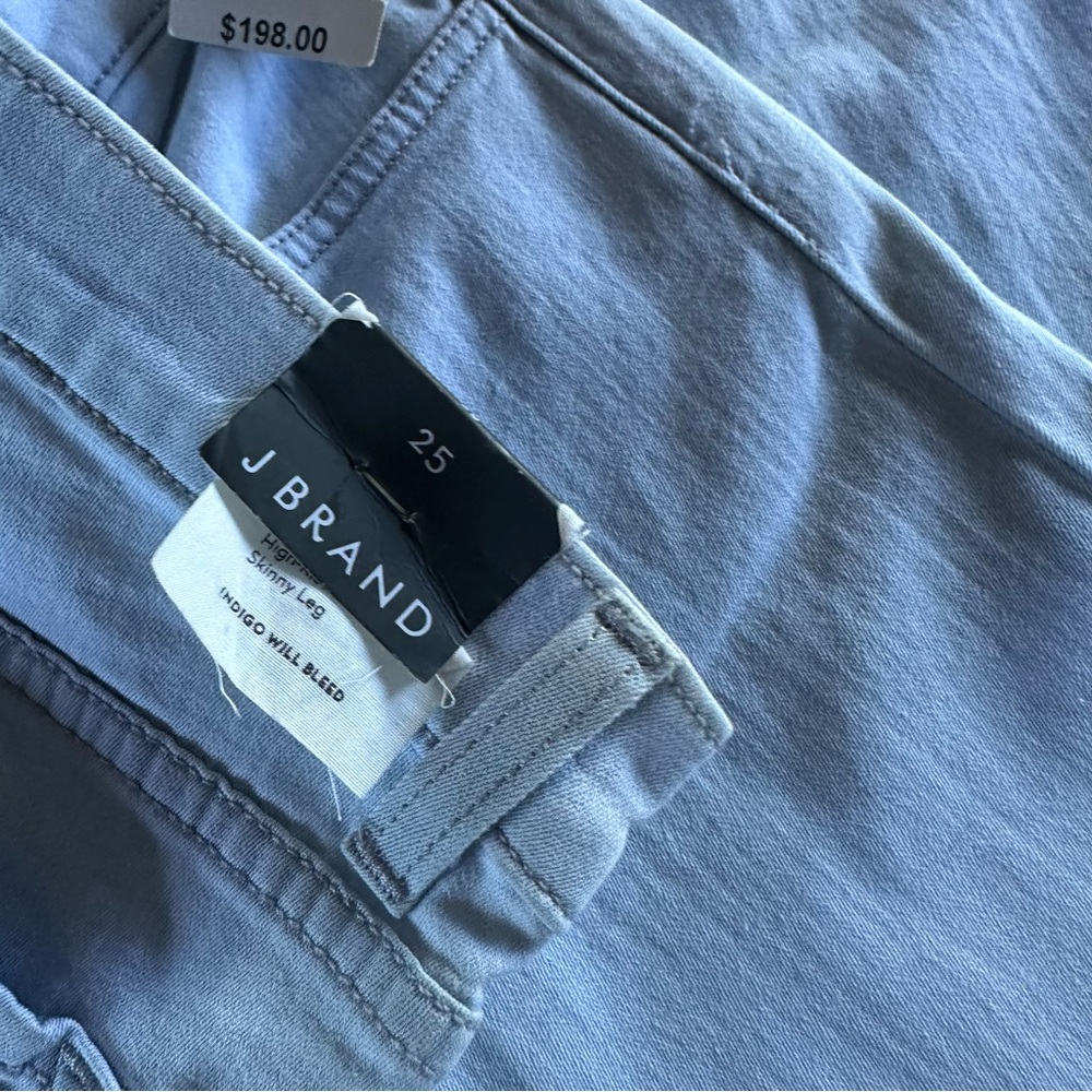 J Brand Light Blue High-Rise Skinny Jeans